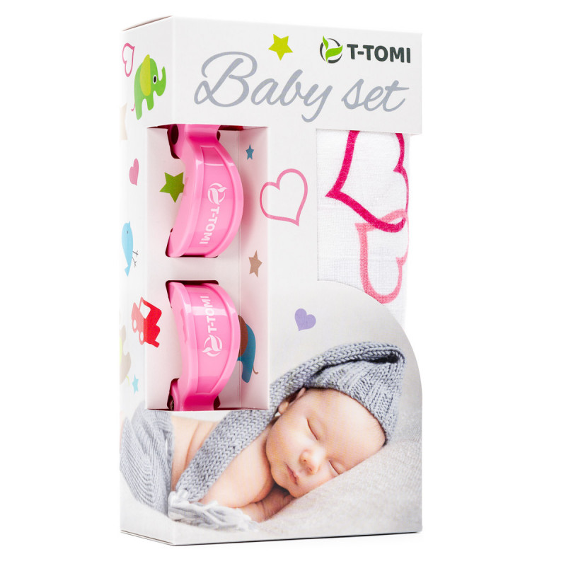 T-TOMI BABY SET - Hearts