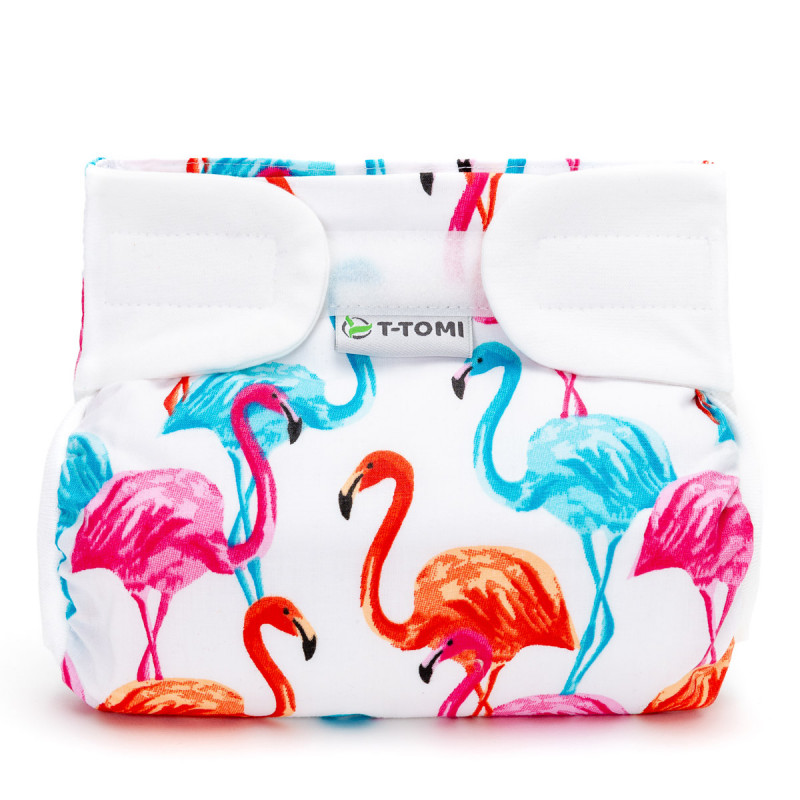 T-TOMI Ortopedické abdukční kalhotky - suchý zip Flamingo (5-9kg)