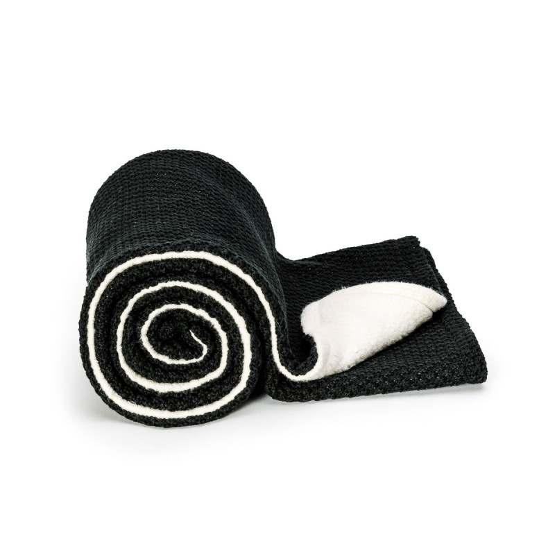 ESECO Pletená deka WARM Black