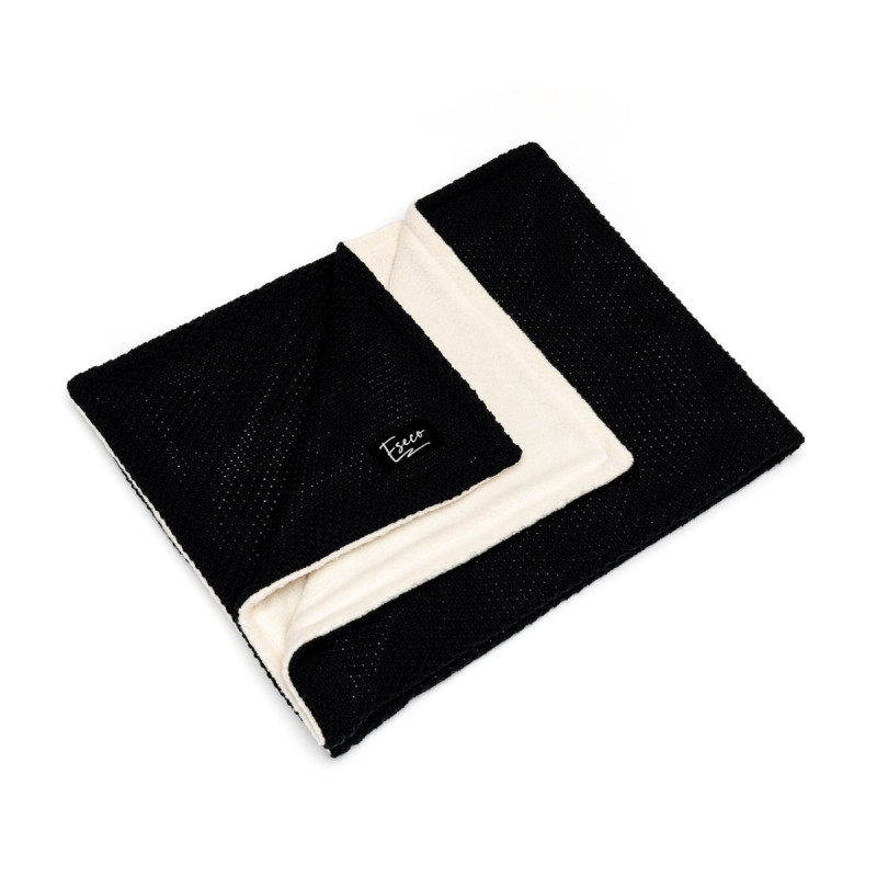 ESECO Pletená deka WARM Black