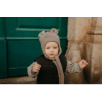 T-TOMI Cap TEDDY Grey (6-9 měsíců)