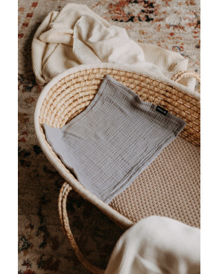 T-TOMI Mušelínová plena pod hlavičku Grey