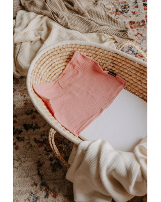 T-TOMI Mušelínová plena pod hlavičku Pink