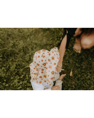 T-TOMI Mušelínový klobouček Daisies (1-2 roky)