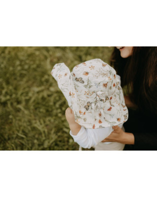 T-TOMI Mušelínový klobouček Meadow (0-6 měsíců)