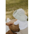 T-TOMI BIO Mušelínový klobouček Mint (6-12 měsíců)