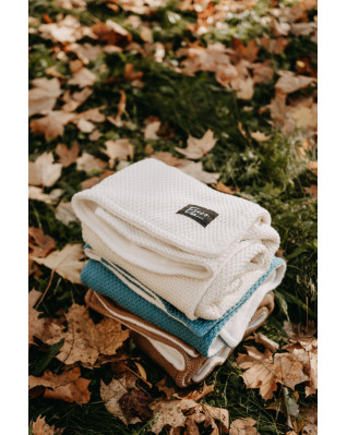 T-TOMI Pletená deka WARM Mint