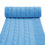 T-TOMI Pletená deka SPRING Blue