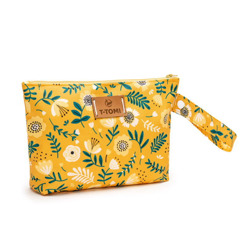 T-TOMI Small Baggie Mustard flowers