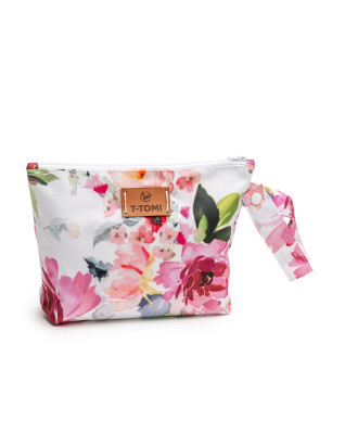 T-TOMI Small Baggie Watercolor flowers