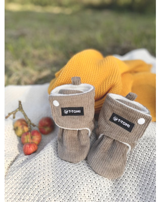 T-TOMI Capáčky Grey (3-6 měsíců) WARM