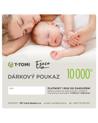 T-TOMI Dárkový poukaz 10000