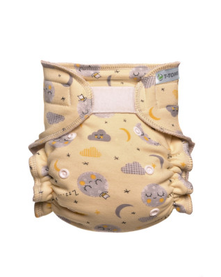 T-TOMI Kalhotková plena - přebalovací set suchý zip Moon