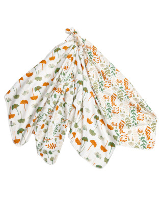 T-TOMI Látkové pleny Ginkgo leafs