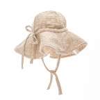 T-TOMI BIO Mušelínový klobouček Twigs (0-6 měsíců)