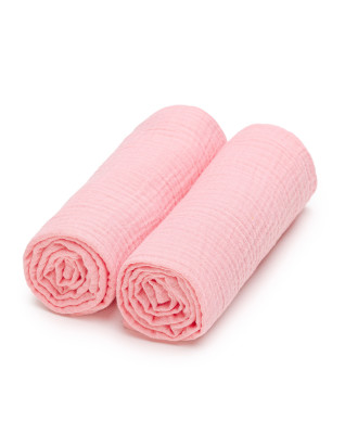 T-TOMI Mušelínové pleny Pink