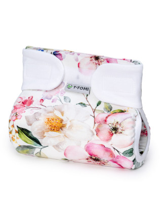 T-TOMI Ortopedické abdukční kalhotky - suchý zip Blossoms (5-9kg)
