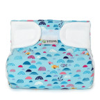 T-TOMI Ortopedické abdukční kalhotky - suchý zip Blue sea (3-6kg)