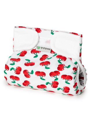 T-TOMI Ortopedické abdukční kalhotky - suchý zip Cherries (3-6kg)