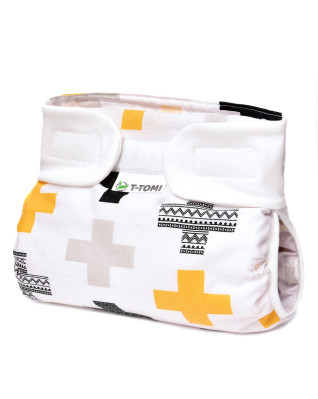 T-TOMI Ortopedické abdukční kalhotky - suchý zip Crosses (5-9kg)