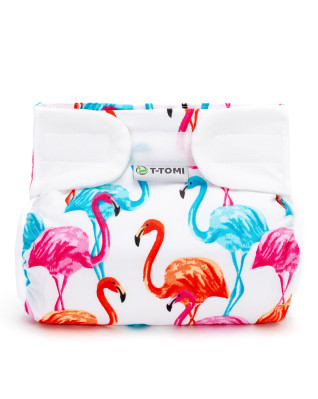 T-TOMI Ortopedické abdukční kalhotky - suchý zip Flamingo (5-9kg)