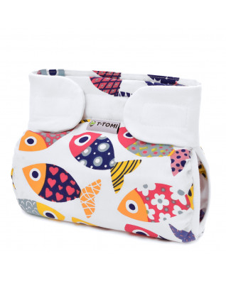 T-TOMI Ortopedické abdukční kalhotky - suchý zip Fun fish (5-9kg)
