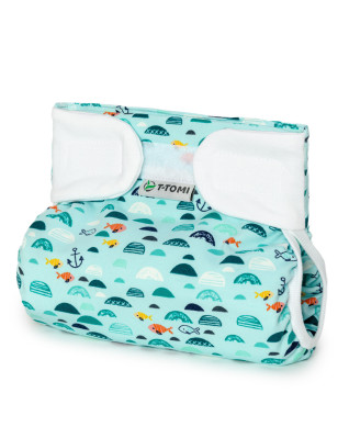 T-TOMI Ortopedické abdukční kalhotky - suchý zip Green sea (5-9kg)