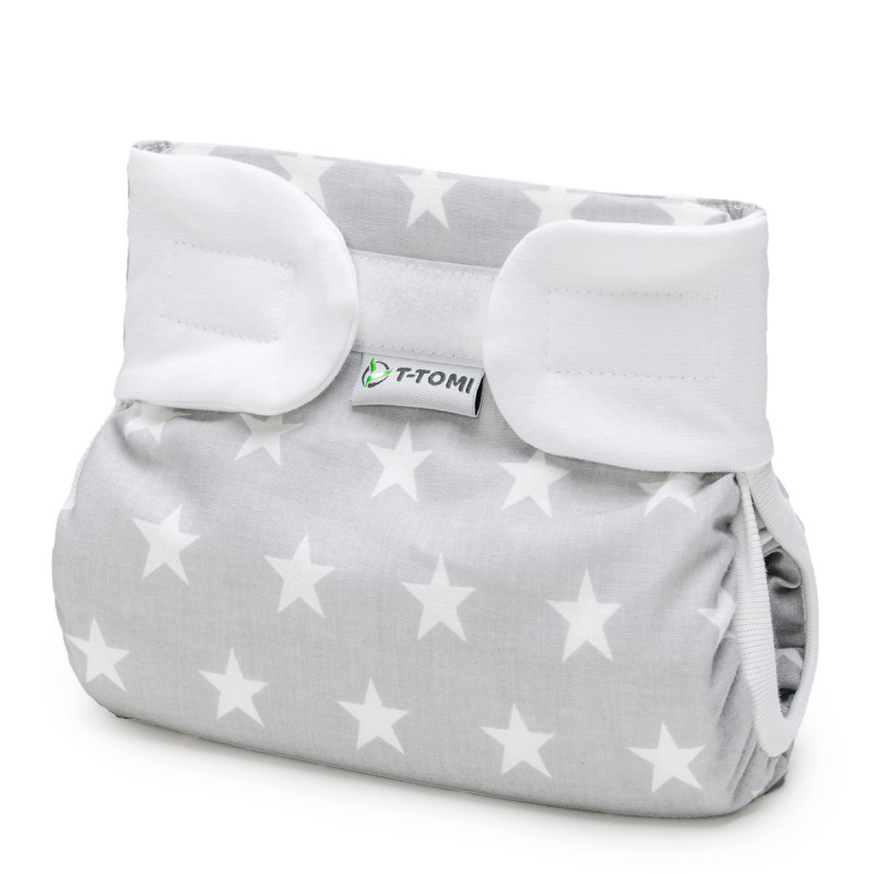 T-TOMI Ortopedické abdukční kalhotky - suchý zip Grey stars (3-6kg)