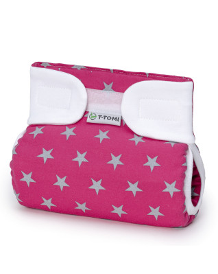 T-TOMI Ortopedické abdukční kalhotky - suchý zip Magenta (do 3kg)