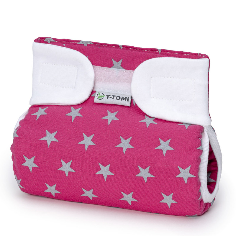T-TOMI Ortopedické abdukční kalhotky - suchý zip Magenta (3-6kg)