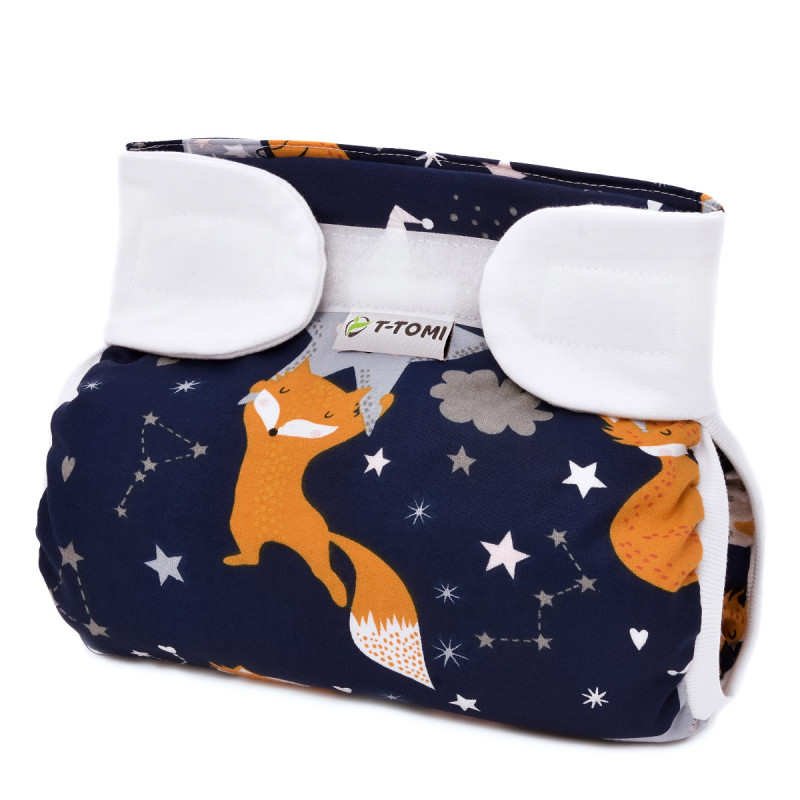 T-TOMI Ortopedické abdukční kalhotky PLUS - suchý zip Night foxes (5-9kg)