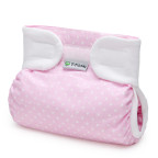 T-TOMI Ortopedické abdukční kalhotky - suchý zip Pink dots (3-6kg)