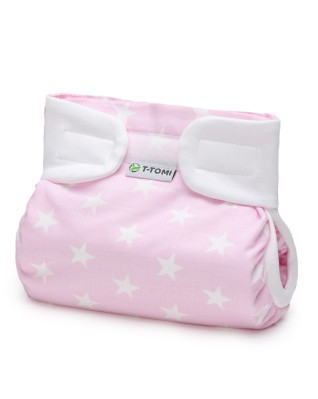 T-TOMI Ortopedické abdukční kalhotky - suchý zip Pink stars (5-9kg)