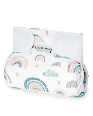 T-TOMI Ortopedické abdukční kalhotky - suchý zip Rainbow (do 3kg)