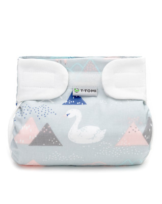 T-TOMI Ortopedické abdukční kalhotky PLUS - suchý zip Swan (5-9kg)