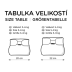 T-TOMI Ortopedické abdukční kalhotky - suchý zip Blue bears (3-6kg)