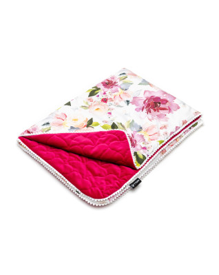 T-TOMI Dětská přikrývka Watercolor flowers