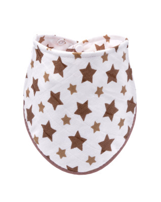 T-TOMI Bambusový slintáček Beige stars