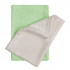 T-TOMI Koupací žínky - rukavice Natur + Green 