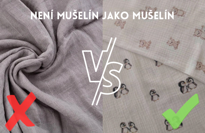 Takto vypadá pravý mušelín