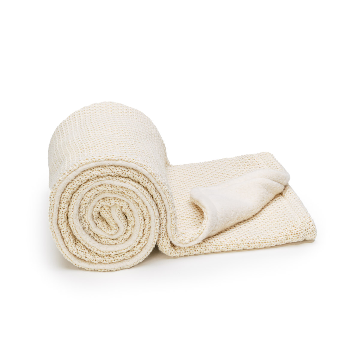 T-TOMI Pletená deka WARM Cream