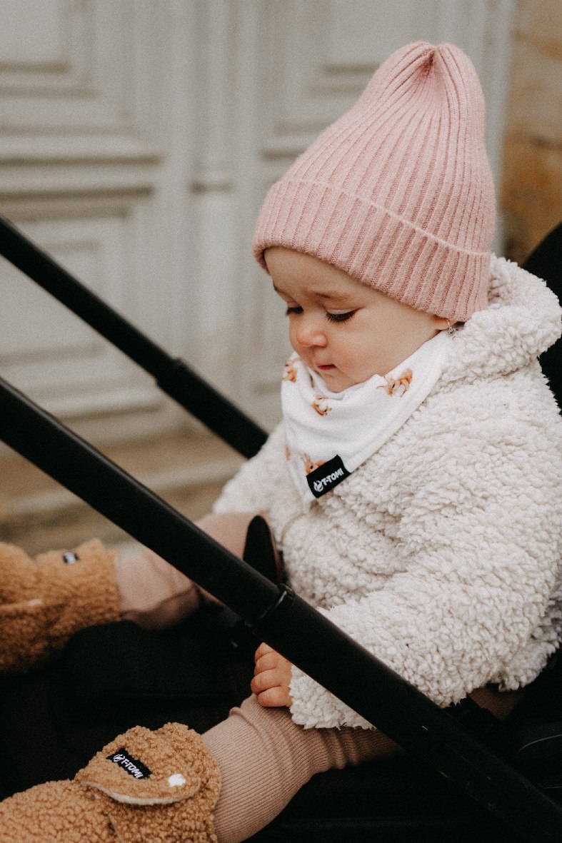 T-TOMI Capáčky TEDDY Brown (9-12 měsíců) WARM