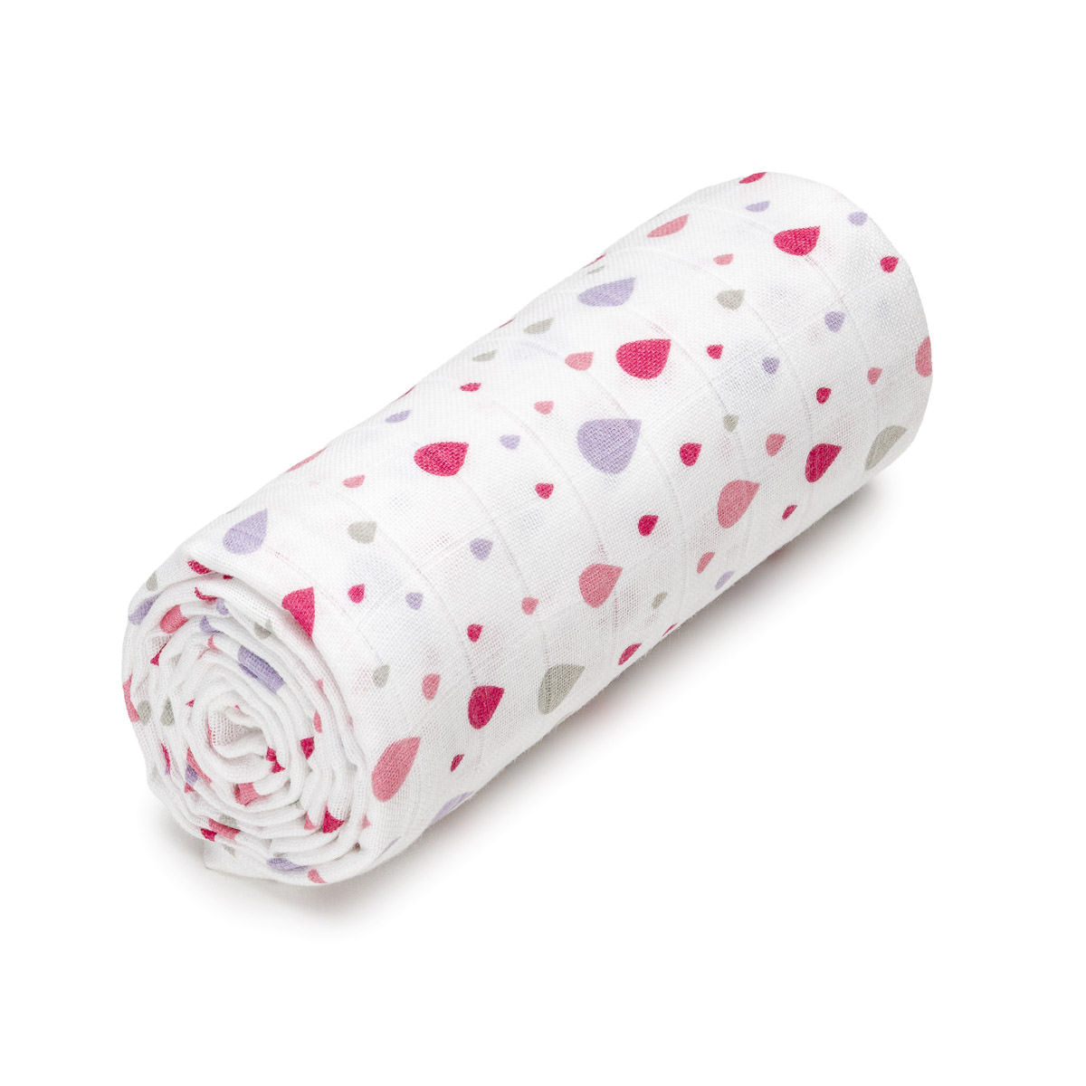 T-TOMI Velká bavlněná TETRA osuška Pink drops